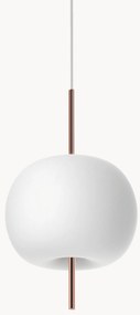 Dimbare hanglamp Kushi, mondgeblazen