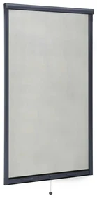 vidaXL Raamhor oprolbaar 90x170 cm antracietkleurig