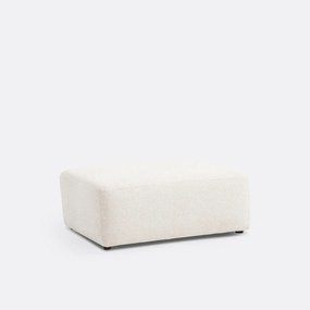 Polyester poef, gemêleerd chenille, Monica