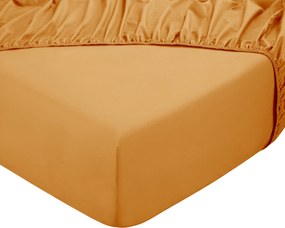 Hoeslaken Home - 100% natuurlijk katoen - 90x200 - honey
