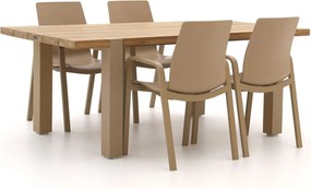 Diningset Hartman | 4 personen | Tuinset kunststof | 5-delig | Kees Smit Tuinmeubelen