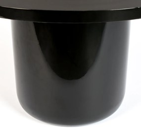 Zuiver Shiny Bomb Zwarte Design Salontafel Rond - 67 X 67cm.