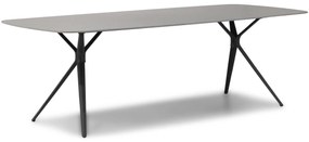 Dining Tuintafel rechthoekig 240 x 100 cm Grijs Valerio