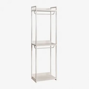 Open Kast Van Ijzer Velunis Gardenia Wit - Sklum