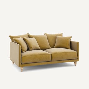 3-zits compacte fluwelen zetel, Lazare