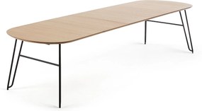 Kave Home Uitschuifbare Ovale Eettafel 'Novac' 170 - 320 x 100cm