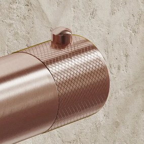 Saniclear Copper Curved temperatuurknop voor opbouw thermostaatkranen (SK38377, SK22978 en SK22982)