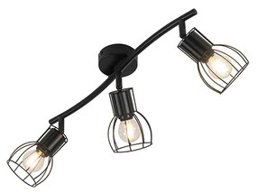 Moderne plafondSpot / Opbouwspot / Plafondspot zwart 63 cm 3-lichts verstelbaar - Botu Modern E14 Binnenverlichting Lamp