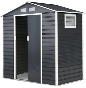 Metalen gereedschapshuisje Malmo 2,1 x 1,3 m Store Boss antraciet