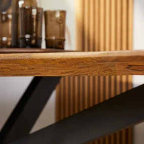 Starfurn Brandy Eetkamertafel Massief Mangohout 180 Cm - 180 X 90cm.