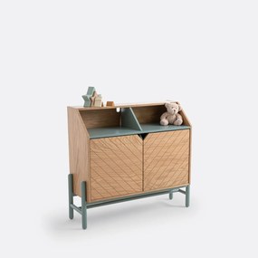 Lage boekenkast voor kinderen, Waldo