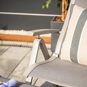 Garden Impressions Hilly tuinstoel verstelbaar - taupe