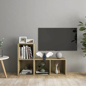 vidaXL Tv-meubelen 2 st 72x35x36,5 cm spaanplaat sonoma eikenkleurig