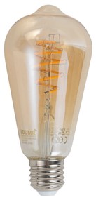 Smart E27 dimbare LED lamp ST64 amber 4.9W 320 lm 2500K