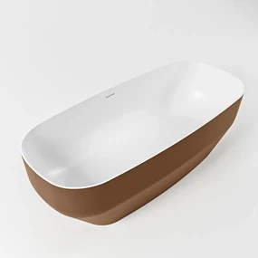 Mondiaz Stone vrijstaand bad 170x75cm kleur rust/talc