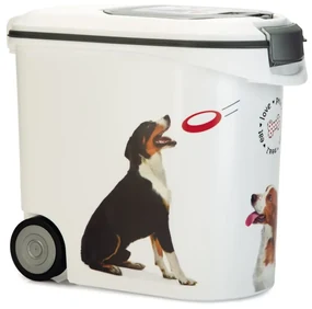 Curver Voedselcontainer hond met wielen 35 L