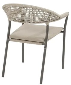 Taste by 4 Seasons stapelbare Sienna tuinstoel terre Tuinstoel   bruin weerbestendig