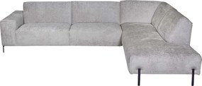 Hoekbank - Höft - rechts - stof Fusion grijs 149