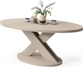 Mazzoni LOXA Kasjmier - OVALE SALONTAFEL 120x65 cm