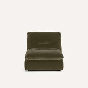 Modulaire fauteuil in fluweel, GIULIANO