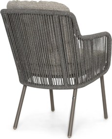 Tuinstoel Rope Taupe-naturel-bruin Santika Cayora