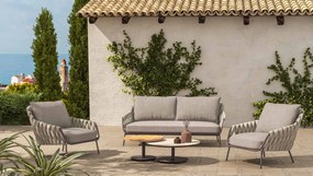 4 Seasons Outdoor Montera loungestoel terre  Loungestoel    bruin weerbestendig