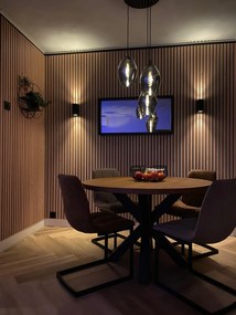 AKU Paneel Akoestisch Vilt Walnoot 260x60x2,1cm - 260 cm x 60 cm x 2.1 cm | 10 kg | Paneli akoestische wandpanelen - AKU Wandpanelen