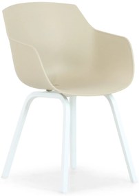 Tuinstoel Kunststof Taupe-naturel-bruin Lifestyle Garden Furniture Salina