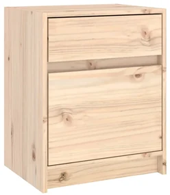 vidaXL Nachtkastje 40x31x50 cm massief grenenhout