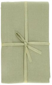 Tafelkleed rond, GOTS bio-katoen, mosgroen,Ø 180 cm