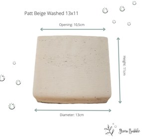 Pot Patt Beige Washed