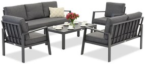 Zakintos Coffee 7 antraciet aluminium set Garden Point