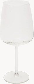 Mondgeblazen witte wijnglazen Barolo, 6-delig
