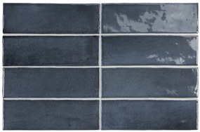 Jabo Premium Koko wandtegel 15x5cm donkerblauw glans