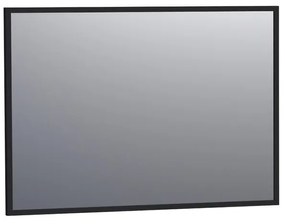 Saniclass Silhouette Spiegel - 100x70cm - zonder verlichting - rechthoek - zwart 3504