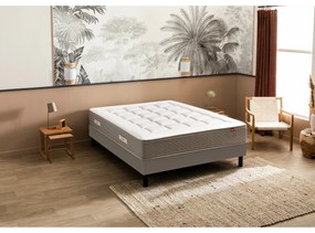 Ensemble matras 800 veren Majestueux + beddenbodem