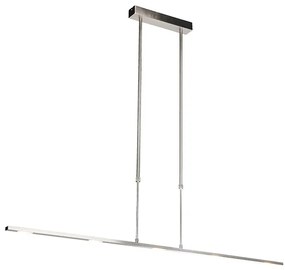 Moderne hanglamp staal incl. LED verstelbaar - Bold