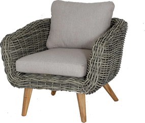 Baratti Stoel-bank Loungeset - Serrano- Wicker - Antraciet - Baratti