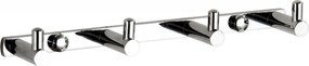 Mexen viervoudige handdoekhanger, chroom - 709164-00