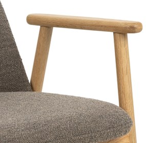 RODERIC Taupebruin (Monza 40)/gelakt - HOUTEN STOEL VOOR WOONKAMER, EETKAMER, KEUKEN RETRO