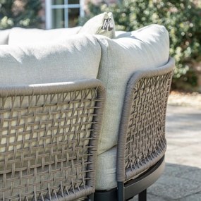 Garden Impressions Milan loungeset 5-delig - donker grijs