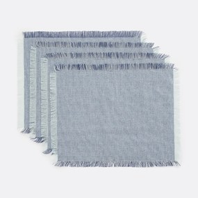 Placemats in geweven-geverfd katoen, Navao