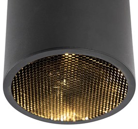Design Spot / Opbouwspot / Plafondspot zwart - Impact Honey Design GU10 cilinder / rond Binnenverlichting Lamp