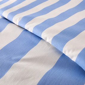 Dekbedovertrek in katoen, Hendaye blauw