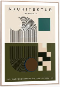 Ingelijste digitale print Geometric Harmony the Modern Form