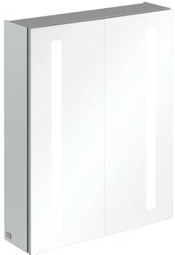 Villeroy & Boch My View 14+ spiegelkast met 2 deuren met LED verlichting verticaal 60x75x17.3cm incl. afsluitbare medicijnbox A4336000