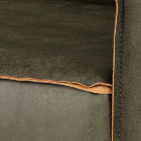 BePureHome Rodeo Hoekbank Eco Leer Rechts Army