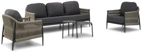 Stoel en Bank Loungeset 5 personen Rope Taupe  Coco Lucia/Pacific