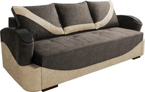 Slaapbank Decatur 103, Aantal zitplaatsen: 4, Aanwezig, Bruin, 90x234x96cm, 115 kg, Poten: Hout
