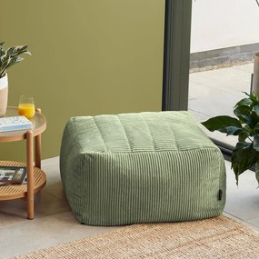 Noa Modulaire Poef Corduroy - Saliegroen